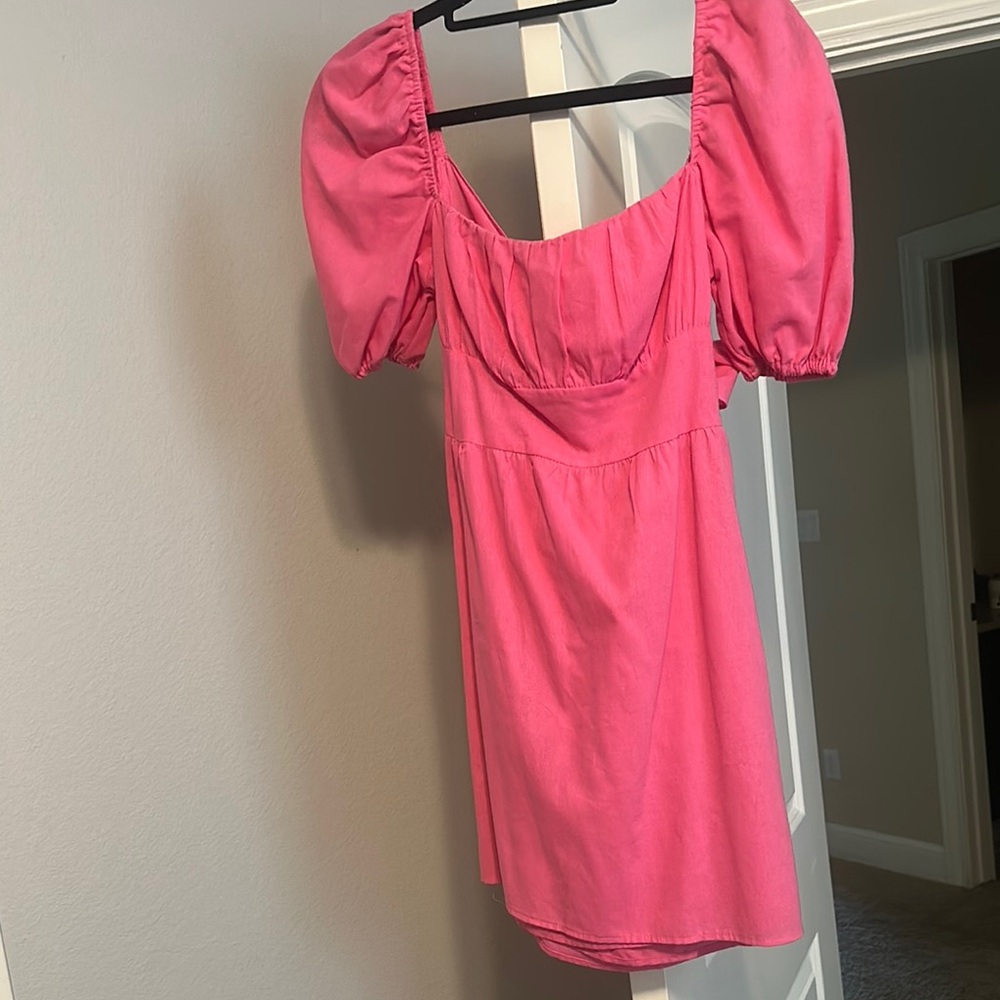 Hello Molly Pink Mini Dress